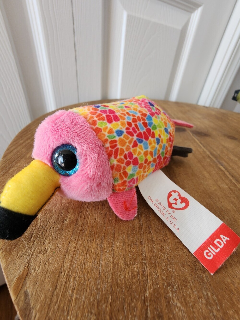2019 MCDONALDS HAPPY MEAL 40TH YEAR Anniversary - TY Gilda The Flamingo EUC